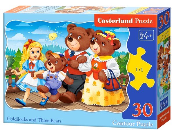 Castorland (B-03716) - "Goldilocks and Three Bears" - 30 pezzi