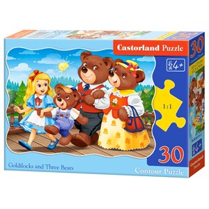 Castorland (B-03716) - "Goldilocks and Three Bears" - 30 pezzi