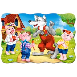 Castorland (C-02399) - "Three Little Pigs" - 20 pezzi