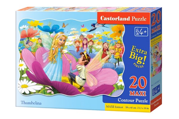 Castorland (C-02382) - "Thumbelina" - 20 pezzi