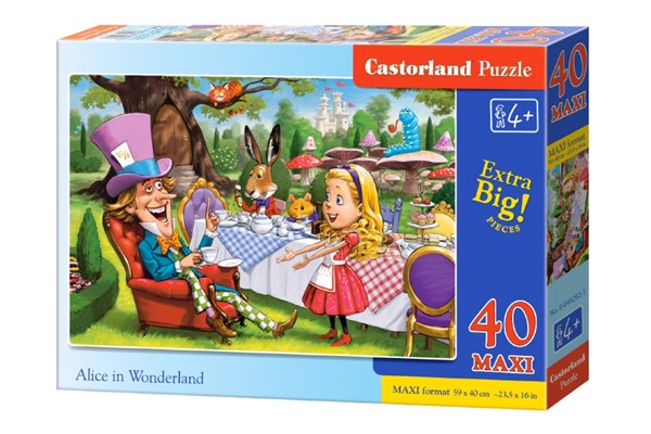 Castorland (B-040292) - "Alice in Wonderland" - 40 pezzi