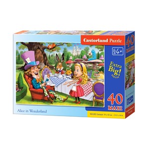 Castorland (B-040292) - "Alice in Wonderland" - 40 pezzi