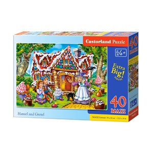 Castorland (B-040285) - "Hansel and Gretel" - 40 pezzi