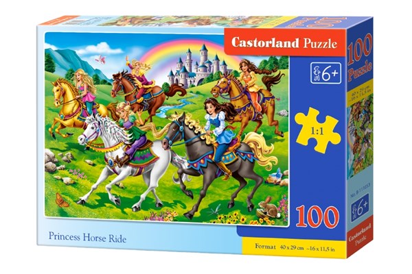 Castorland (B-111053) - "Princess Horse Ride" - 100 pezzi