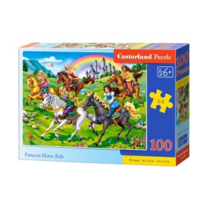 Castorland (B-111053) - "Princess Horse Ride" - 100 pezzi