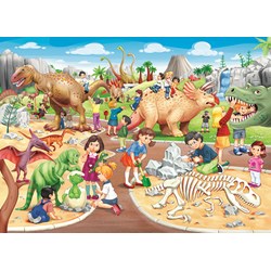Castorland (B-070046) - "Dinosaur Park" - 70 pezzi