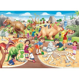 Castorland (B-070046) - "Dinosaur Park" - 70 pezzi