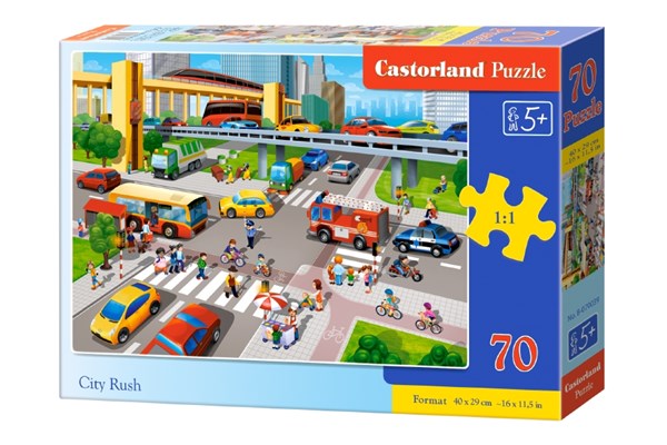 Castorland (B-070039) - "City Rush" - 70 pezzi