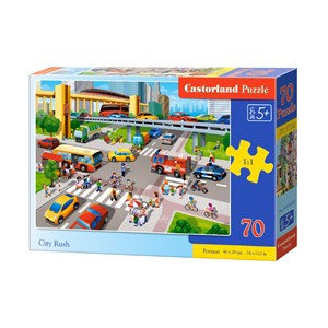 Castorland (B-070039) - "City Rush" - 70 pezzi