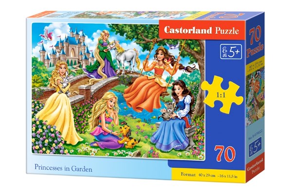 Castorland (B-070022) - "Princesses in Garden" - 70 pezzi