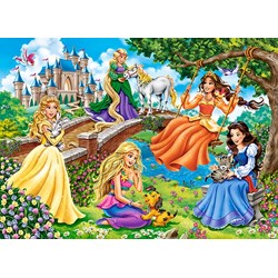 Castorland (B-070022) - "Princesses in Garden" - 70 pezzi