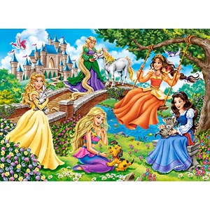 Castorland (B-070022) - "Princesses in Garden" - 70 pezzi