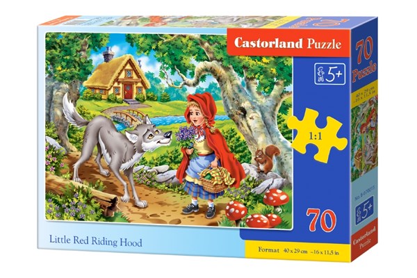 Castorland (B-070015) - "Little Red Riding Hood" - 70 pezzi