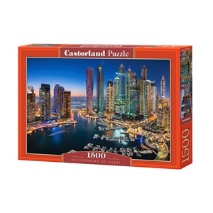 Castorland (C-151813) - "Skyscrapers of Dubai" - 1500 pezzi