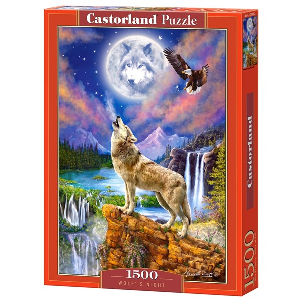 Castorland (C-151806) - "Wolf's Night" - 1500 pezzi