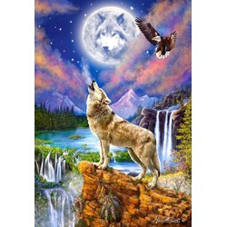 Castorland (C-151806) - "Wolf's Night" - 1500 pezzi
