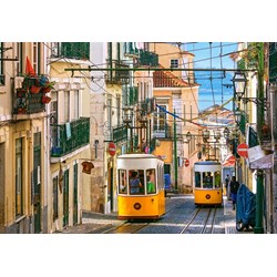 Castorland (C-104260) - "Lisbon Trams, Portugal" - 1000 pezzi
