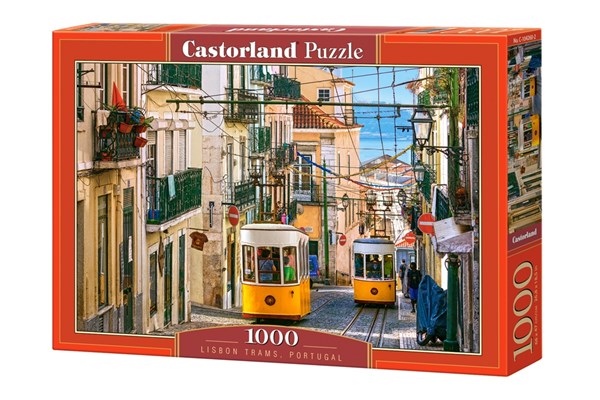 Castorland (C-104260) - "Lisbon Trams, Portugal" - 1000 pezzi