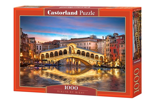Castorland (C-104215) - "Rialto by Night" - 1000 pezzi