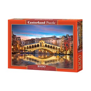 Castorland (C-104215) - "Rialto by Night" - 1000 pezzi