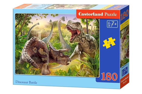 Castorland (B-018413) - "Dinosaur Battle" - 180 pezzi