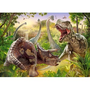 Castorland (B-018413) - "Dinosaur Battle" - 180 pezzi