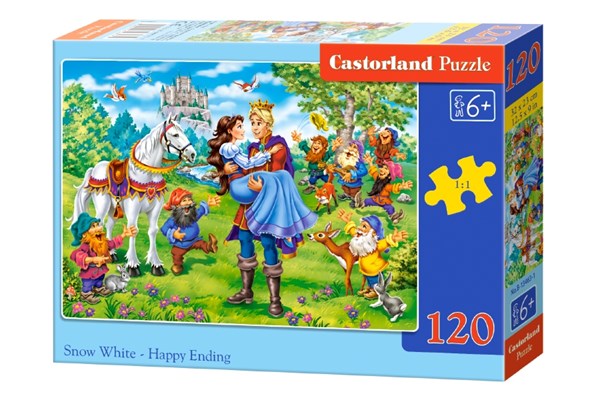 Castorland (B-13463) - "Snow White, Happy Ending" - 120 pezzi