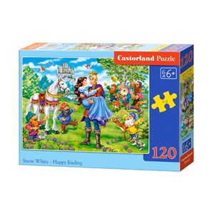 Castorland (B-13463) - "Snow White, Happy Ending" - 120 pezzi