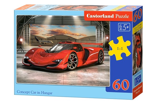 Castorland (B-066162) - "Concept Car in Hangar" - 60 pezzi