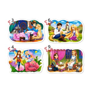 Castorland (B-005093) - "Fairytale Love" - 3 4 6 9 pezzi