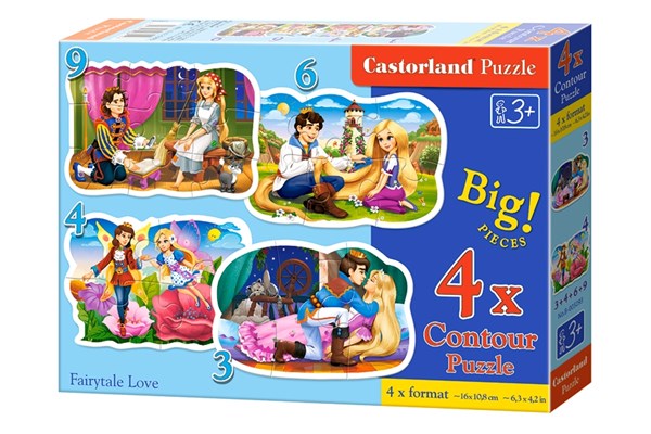 Castorland (B-005093) - "Fairytale Love" - 3 4 6 9 pezzi