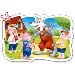 Castorland (B-005086) - "Classic Fairy Tales" - 3 4 6 9 pezzi