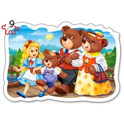 Castorland (B-005086) - "Classic Fairy Tales" - 3 4 6 9 pezzi