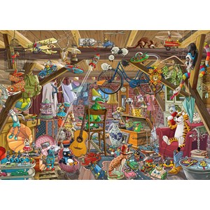 Heye (29885) - Birgit Tanck: "In The Attic" - 1000 pezzi