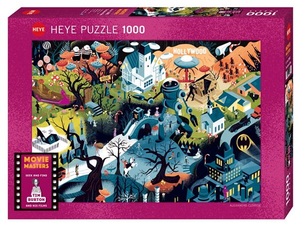 Heye (29882) - Alexandre Clerisse: "Tim Burton Films" - 1000 pezzi