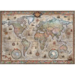 Heye (29871) - Rajko Zigic: "Retro World Map" - 1000 pezzi