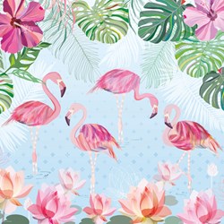 Heye (29852) - Turnowsky: "Flamingos & Lilies" - 1000 pezzi