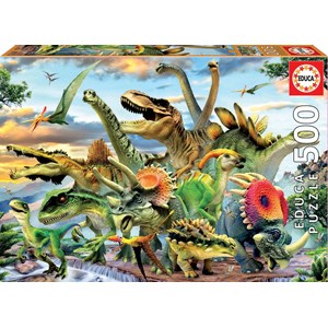 Educa (17961) - "Dinosaurs" - 500 pezzi