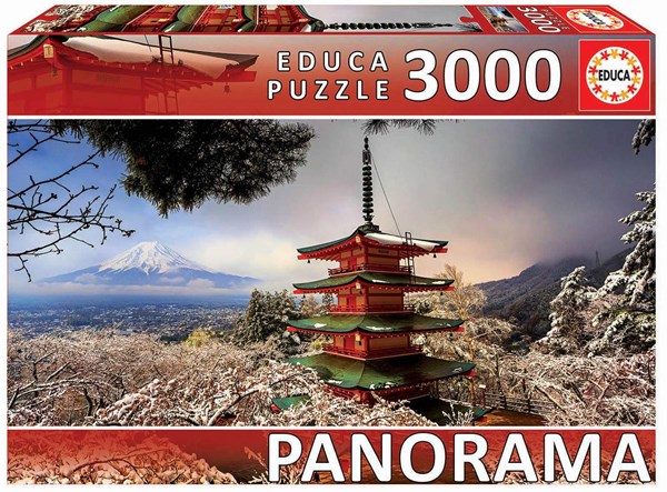Educa (18013) - "Mount Fuji and Chureito Pagoda, Japan" - 3000 pezzi