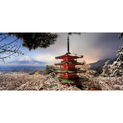 Educa (18013) - "Mount Fuji and Chureito Pagoda, Japan" - 3000 pezzi