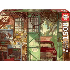 Educa (18005) - Arly Jones: "Old Garage" - 1500 pezzi