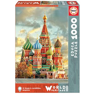 Educa (17998) - "St Basil´s Cathedral, Moscow" - 1000 pezzi