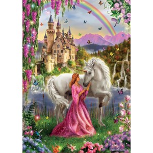 Educa (17985) - "Fairy and unicorn" - 500 pezzi