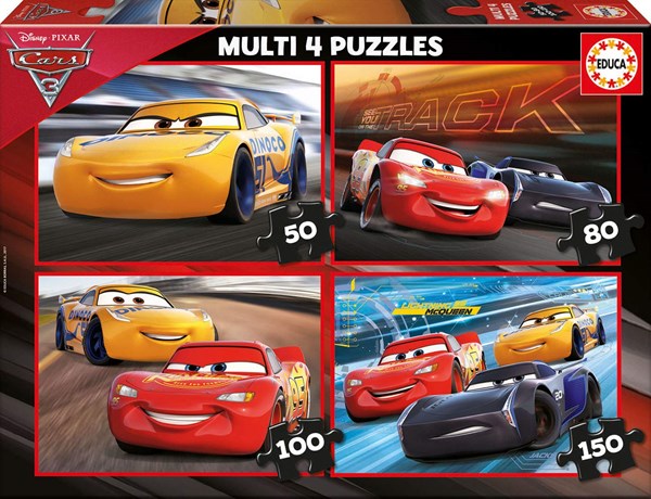 Educa (17179) - "Cars 3" - 50 80 100 150 pezzi