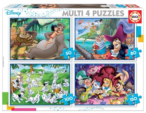 Educa (18105) - "Disney Classics" - 50 80 100 150 pezzi
