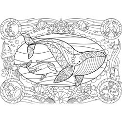 Educa (17827) - "Sea Life Colouring Puzzle" - 150 pezzi