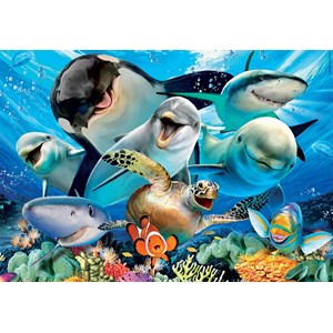 Educa (18062) - "Underwater selfie" - 100 pezzi