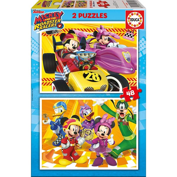 Educa (17239) - "Mickey and the Roadster Racers" - 48 pezzi