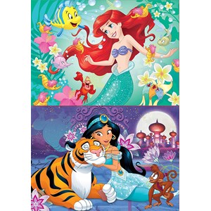 Educa (18213) - "Ariel and Jasmine" - 48 pezzi