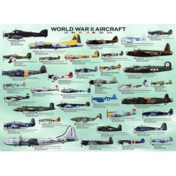 Eurographics (8300-0075) - "World War II Aircraft" - 300 pezzi